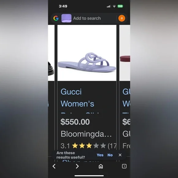 ๐ฅGUCCI ๐Women's Interlocking G slide sandal-IN GUCCI NOW @$550! Gorg! Sz 38/8 - Picture 10 of 16